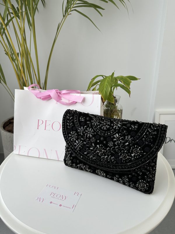 Black velvet +black crystals - Image 3
